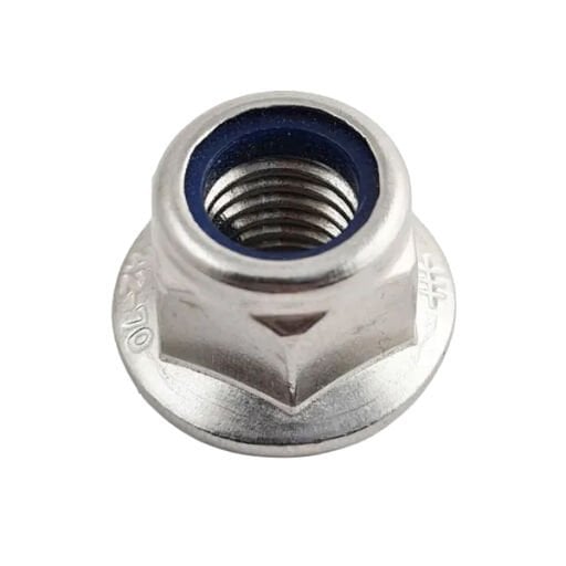 DIN 6926 PASLANMAZ FİBERLİ FLANŞLI SOMUN