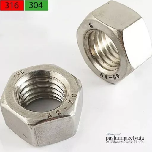 DIN 934 PASLANMAZ SOMUN