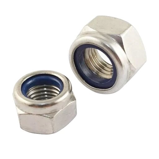 DIN 985 PASLANMAZ FİBERLİ SOMUN