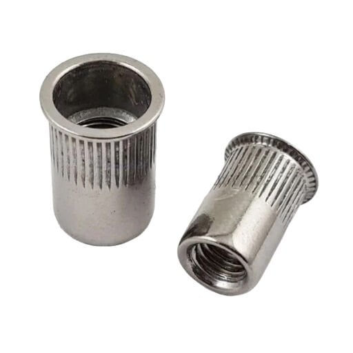 DIN 9314 PASLANMAZ SIFIR KAFA PERÇİN SOMUN