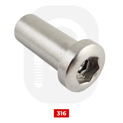 Paslanmaz Alyan Kafa Uzun Somun