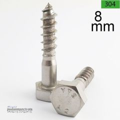 M8 Paslanmaz Trifon (DIN 571) 8x70