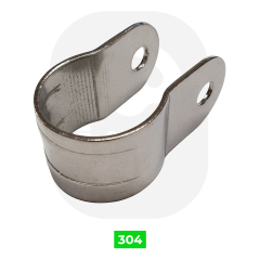 25 mm Paslanmaz Boru Kelepçesi Tam Daire A2