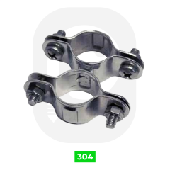 25mm Boru Kelepçesi (Çift Sabit)