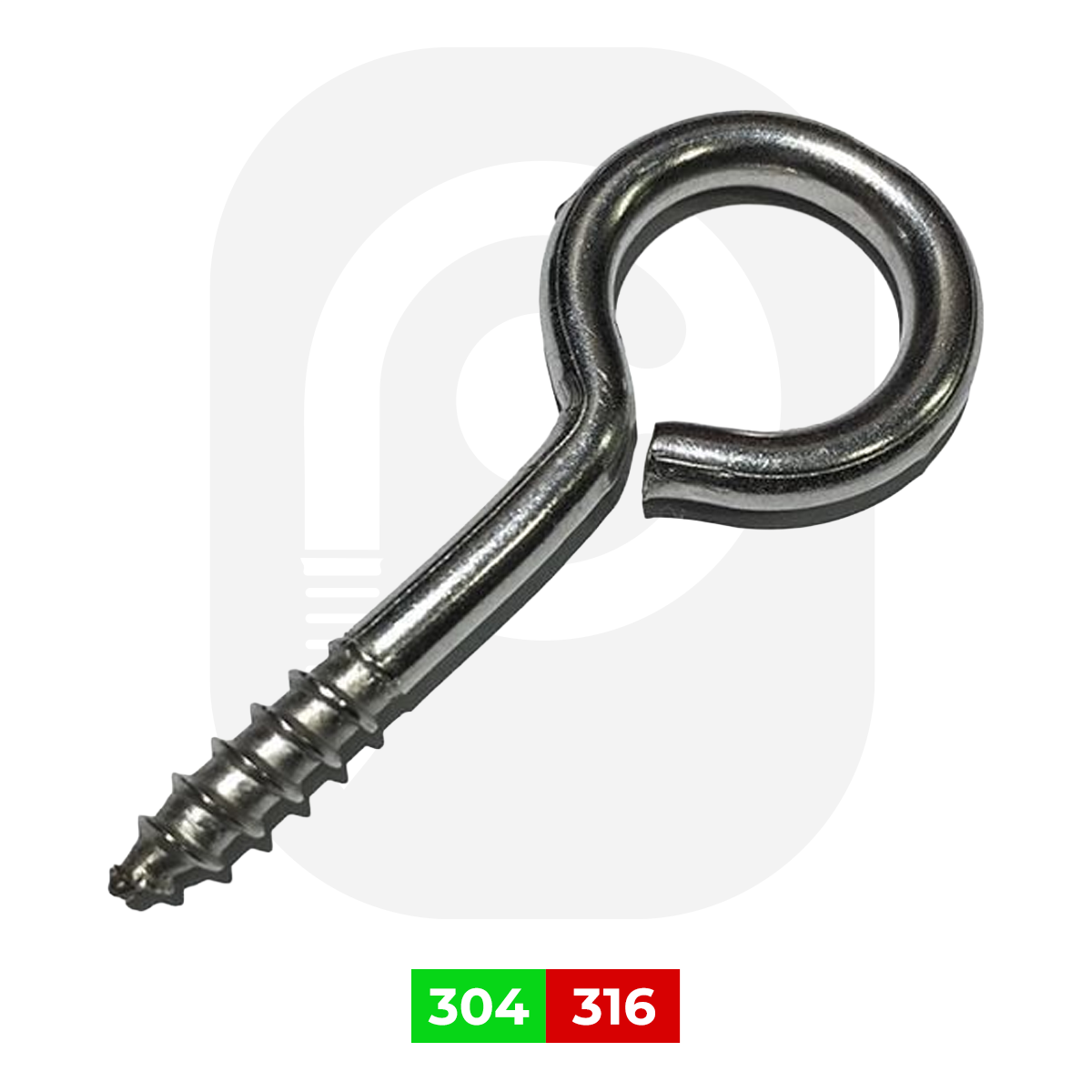 3,3 – 4 mm Paslanmaz Halka Piton Kanca A2 / A4