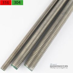 M18 Paslanmaz Gijon Saplama (DIN 976)