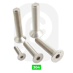 M3 Paslanmaz Civata Havşa Baş İmbus (DIN 7991) 3x10