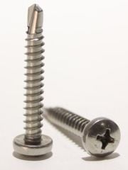 4,2 mm Paslanmaz (YSB) Matkap Uçlu Saç Vidası (DIN 7504-M)