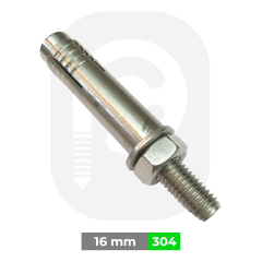 16 x 120 Paslanmaz Civatalı Dübel