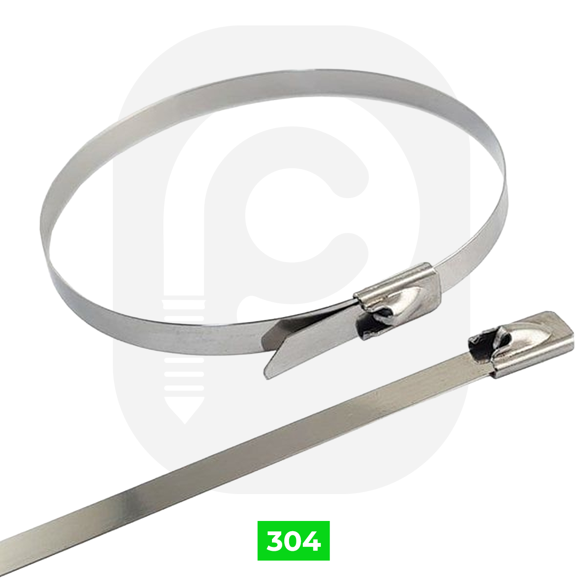 Paslanmaz Kablo Bağı, Kablo Kelepçesi Çeşitleri, 10'lu Paket