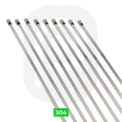 Paslanmaz Kablo Bağı, Kablo Kelepçesi Çeşitleri, 10'lu Paket