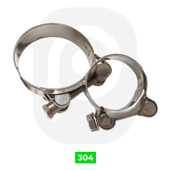 Paslanmaz W4 Takviyeli, Ağır Hizmet Hortum Kelepçe Çeşitleri İthal