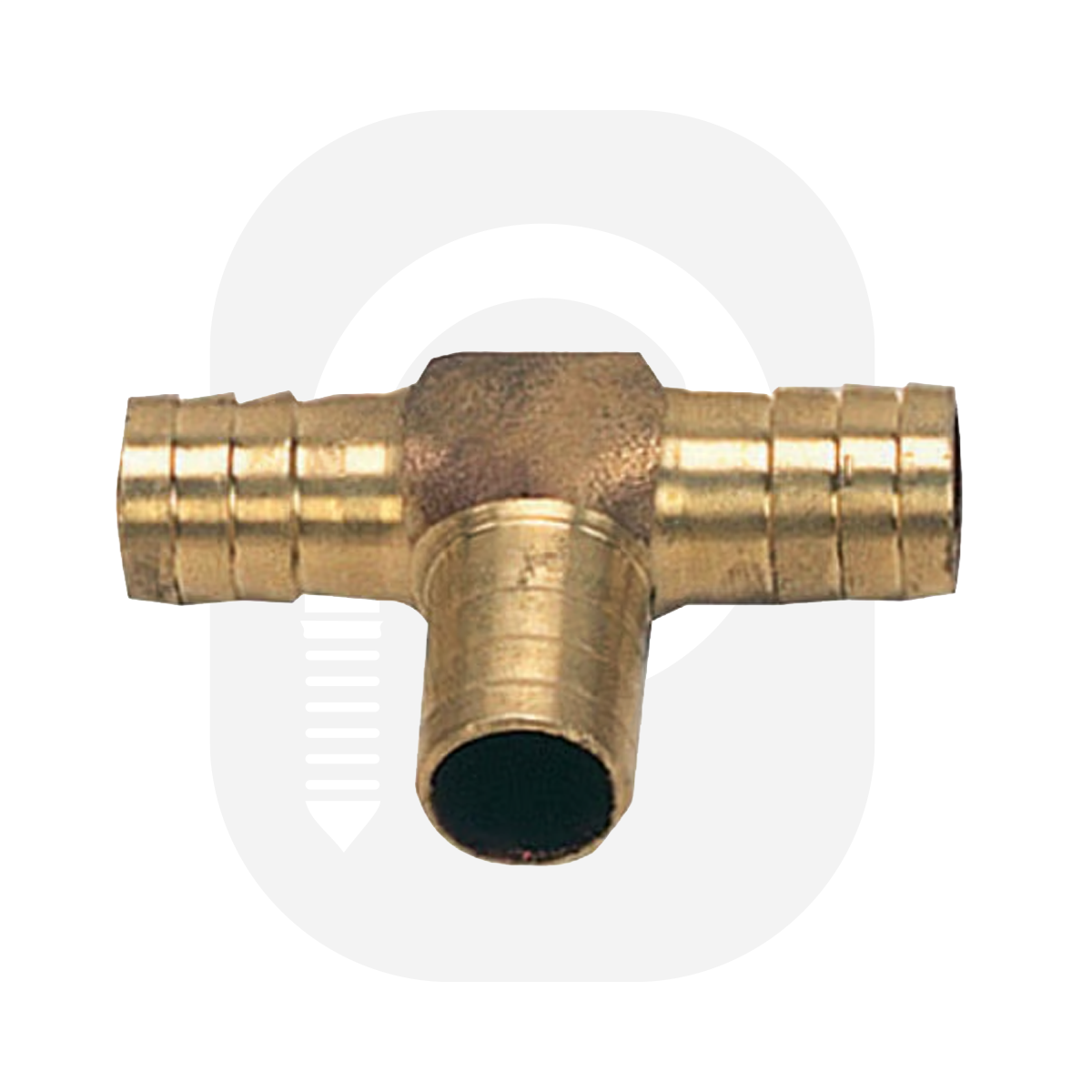 8 mm Hortum Tee Sarı