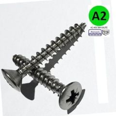 3.5 mm Paslanmaz Yıldız Mercimek Baş Sunta Vidası (DIN 7995)