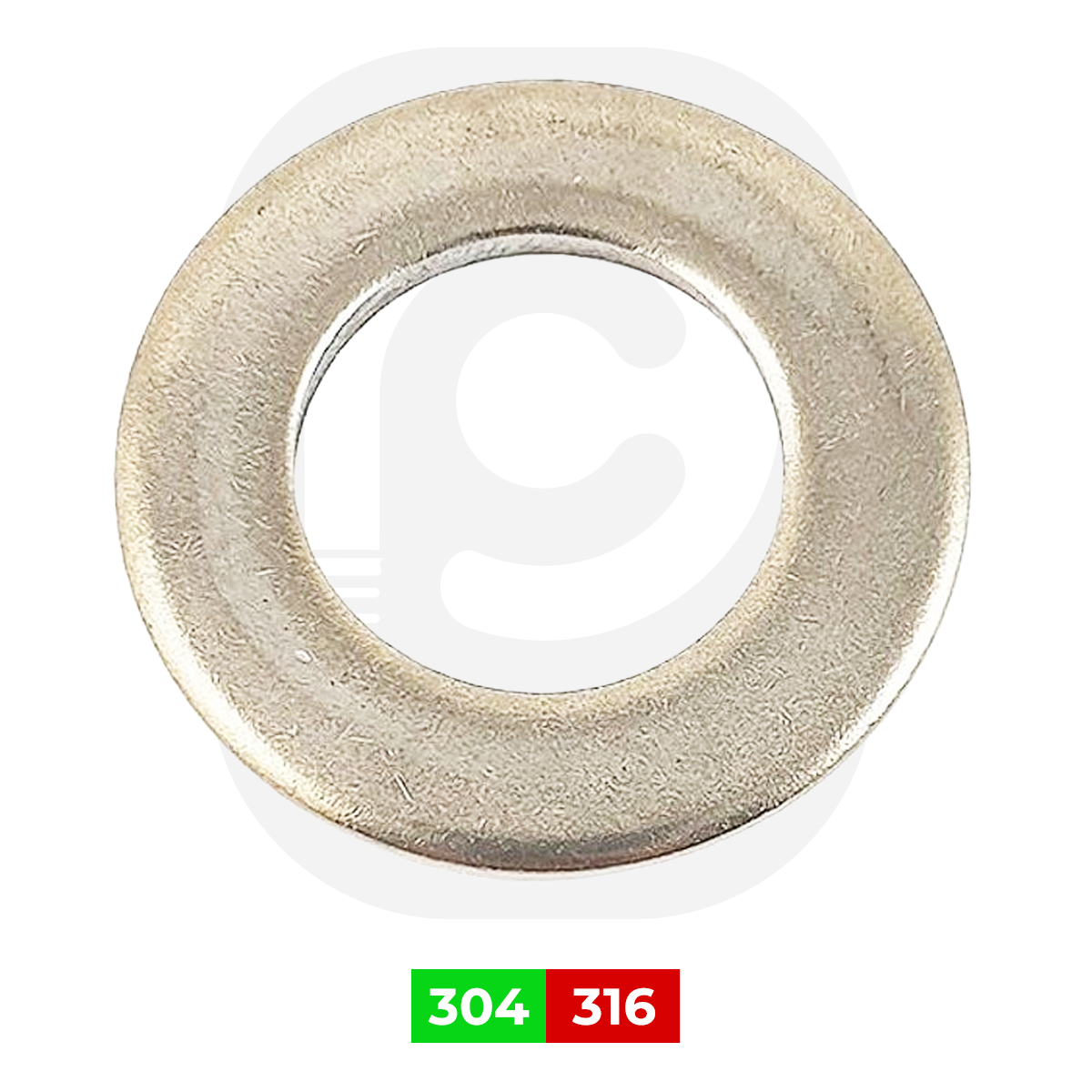 Paslanmaz Pul Dar A2 / A4 (DIN 125)