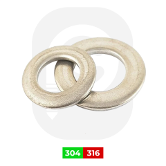Paslanmaz Pul Dar A2 / A4 (DIN 125)