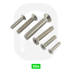 M2 Paslanmaz Yıldız Havşa Baş Vida (DIN 965)