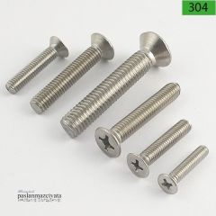 M2 Paslanmaz Yıldız Havşa Baş Vida Çeşitleri  DIN965