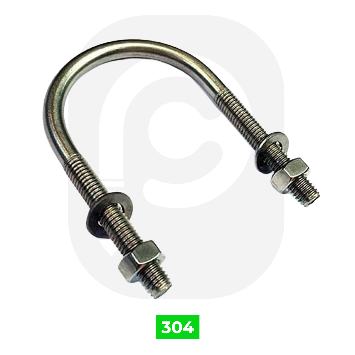 M6 – M16 Paslanmaz U Civata (U Bolt) A2 12x94