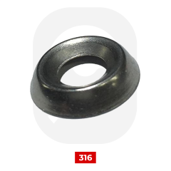 Paslanmaz Konik Havşa Pul 316 Kalite