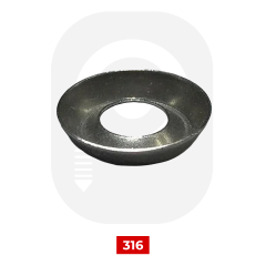 Paslanmaz Konik Havşa Pul 316 Kalite