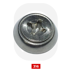 Paslanmaz Konik Havşa Pul 316 Kalite