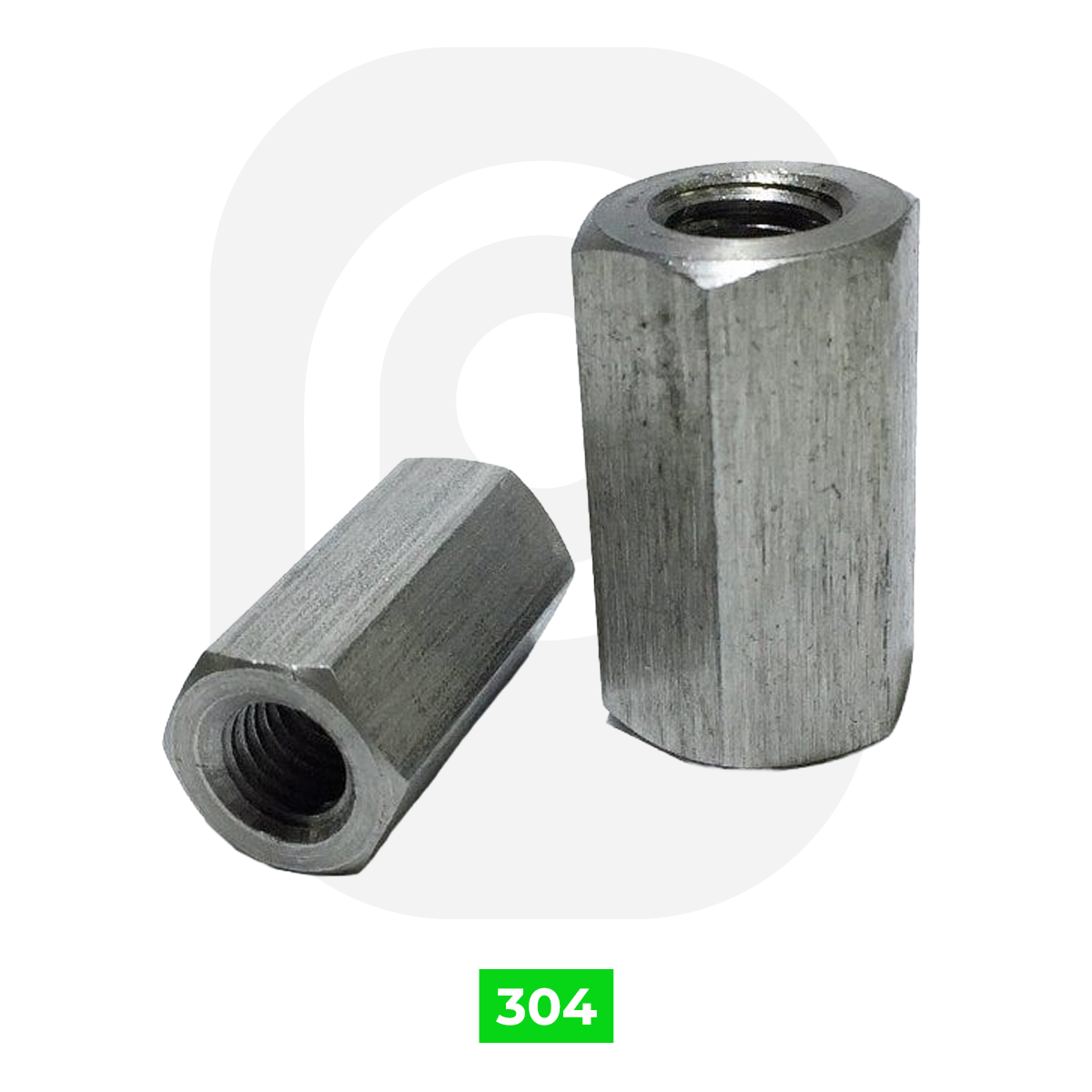 M6 Paslanmaz Uzatma Somun DIN6334