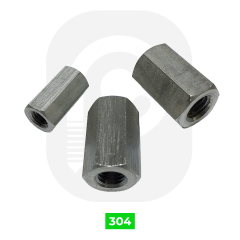 M6 Paslanmaz Uzatma Somun DIN6334