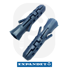 8x65 Palstik Dübel, Mavi, Expandet