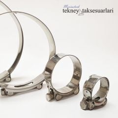 Paslanmaz W4 Takviyeli, Ağır Hizmet Hortum Kelepçe Çeşitleri 162 - 174