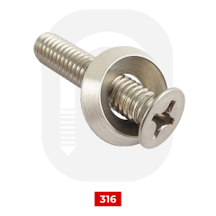 Paslanmaz Havşa Pul, 316 Kalite (DIN 9255)