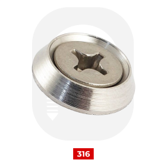 Paslanmaz Havşa Pul, 316 Kalite (DIN 9255)