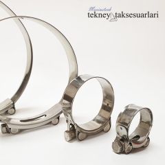 Paslanmaz W4 Takviyeli, Ağır Hizmet Hortum Kelepçe Çeşitleri 31 - 34