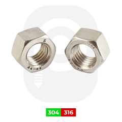 Paslanmaz Somun - DIN934 (304 Kalite)