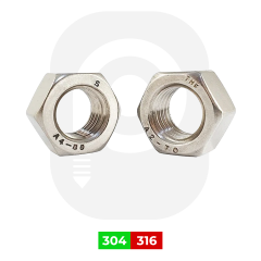 Paslanmaz Somun - DIN934 (304 Kalite)
