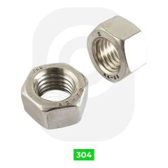 Altıköşe somun DIN 934 A2 (304) kalite