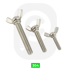 M6 Paslanmaz Kelebek Civata (DIN 316)