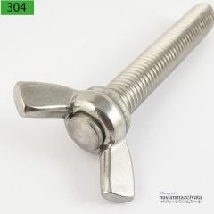 M6 Paslanmaz Kelebek Civata DIN316