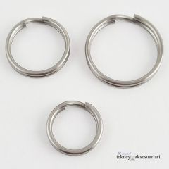 Paslanmaz Anahtarlık Halka Çeşitleri 2x25mm