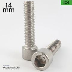 M14 Paslanmaz İmbus Civata  DIN912