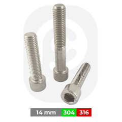 M14 Paslanmaz İmbus Civata (DIN 912)