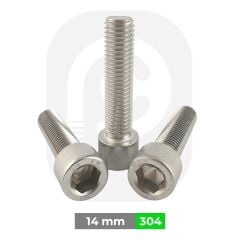 M14 Paslanmaz Civata İmbus A2 (DIN 912) 14x120