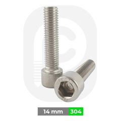 M14 Paslanmaz Civata İmbus A2 (DIN 912) 14x120