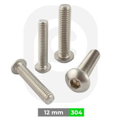 M12 Paslanmaz Bombe Baş Alyan  İmbus (DIN7380)