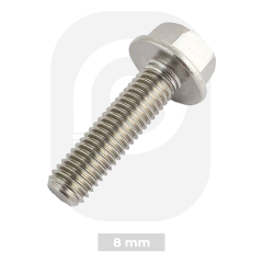 M8 Paslanmaz  Flanşlı Civata  (DIN6921)