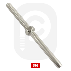 Paslanmaz Sağ Diş Terminal  - A4 316 Kalite Inox