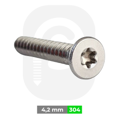 4,2mm Paslanmaz Torx HB Saç Vidası (DIN7982TX)