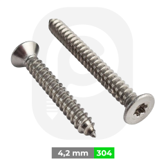 4,2mm Paslanmaz Torx HB Saç Vidası DIN7982TX