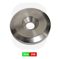 Paslanmaz Geniş Cam Pulu | 316 Kalite Marin (A4)