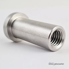 Paslanmaz Alyan Kafa Uzun Somun M 6